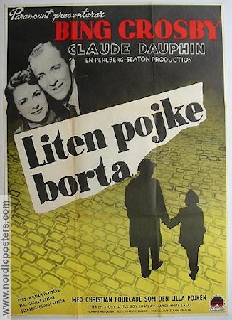 Little Boy Lost 1955 poster Bing Crosby