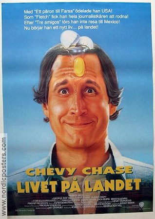 Funny Farm 1988 movie poster Chevy Chase