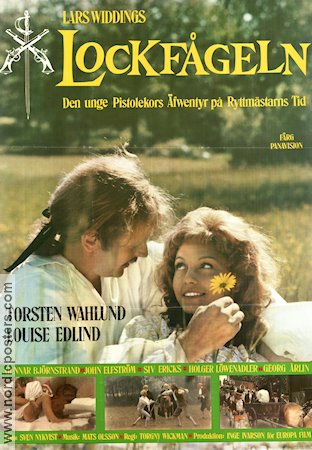 Lockfågeln 1971 movie poster Louise Edlind Torsten Wahlund Torgny Wickman Writer: Lars Widding
