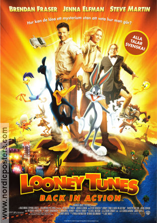 Looney Tunes: Back in Action 2003 poster Brendan Fraser Joe Dante