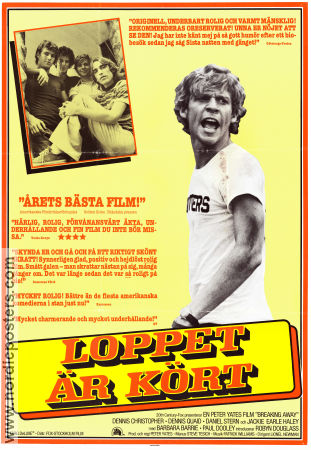 Breaking Away 1979 movie poster Dennis Christopher Dennis Quaid Daniel Stern Peter Yates Sports