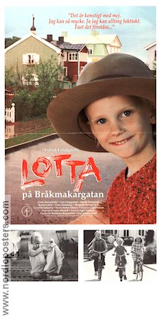 Lotta på Bråkmakargatan 1992 poster Grete Havnesköld Johanna Hald