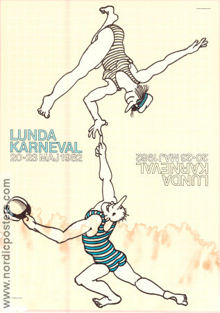 Lunda Karneval 1982 poster Find more: Lundakarnevalen Find more: Skåne