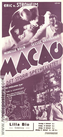 Macao l´enfer du jeu 1942 movie poster Erich von Stroheim Sessue Hayakawa Mireille Balin Henri Guisol Jean Delannoy Asia Gambling