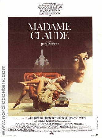 Madame Claude 1977 poster Francoise Fabian Just Jaeckin