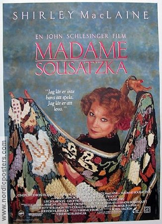 Madame Sousatzka 1988 movie poster Shirley MacLaine Navin Chowdhry Peggy Ashcroft John Schlesinger