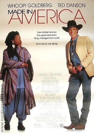Made in America 1993 poster Whoopi Goldberg Richard Benjamin