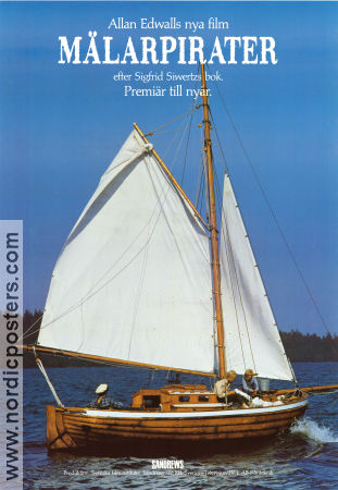 Mälarpirater 1987 poster Björn Gustafson Allan Edwall