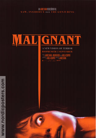 Malignant 2021 poster Annabelle Wallis James Wan
