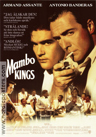 The Mambo Kings 1992 poster Antonio Banderas Arne Glimcher