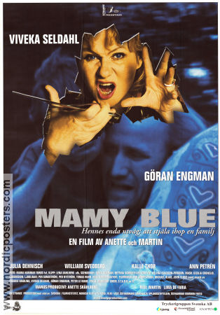 Mamy Blue 1999 movie poster Viveka Seldahl Göran Engman Julia Dehnisch Martin Lima de Faria