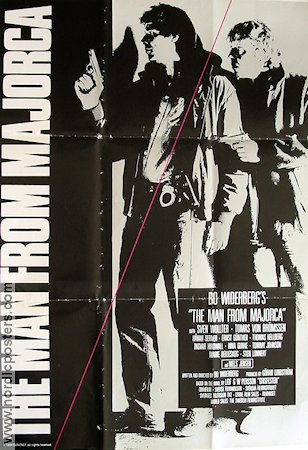 The Man From Majorca 1984 movie poster Sven Wollter Thomas von Brömssen Thomas Hellberg Bo Widerberg Writer: Leif GW Persson