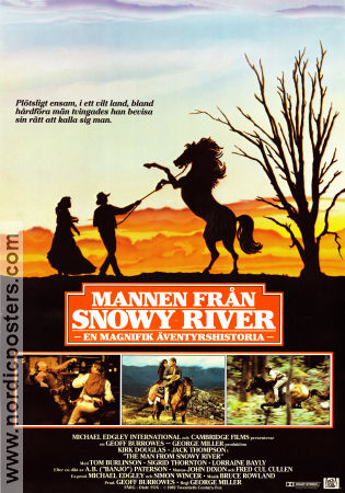 The Man from Snowy River 1982 poster Kirk Douglas George Miller