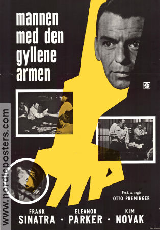 The Man with the Golden Arm 1956 poster Frank Sinatra Otto Preminger
