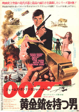 The Man with the Golden Gun 1974 poster Roger Moore