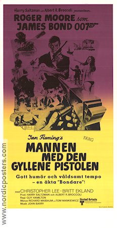 The Man with the Golden Gun 1974 poster Roger Moore Guy Hamilton