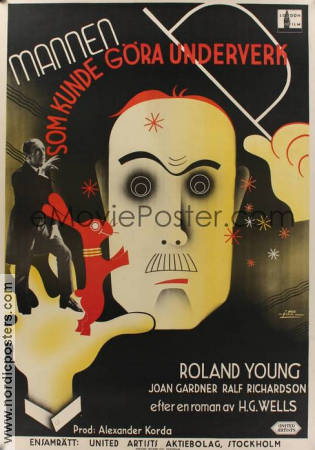 The Man Who Could Work Miracles 1936 movie poster Roland Young