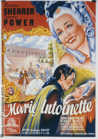 Marie Antoinette 1938 movie poster Norma Shearer Tyrone Power
