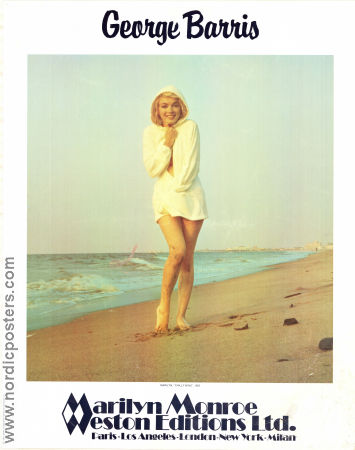 Marylin Monroe Beach Weston Edition 1988 poster Marilyn Monroe Poster artwork: George Barris