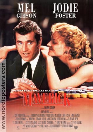 Maverick 1994 poster Mel Gibson Richard Donner