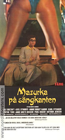 Mazurka på sengekanten 1970 movie poster Ole Söltoft Annie Birgit Garde Birte Tove John Hilbard Denmark