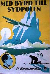 With Byrd at the South Pole 1930 movie poster Amiral Byrd