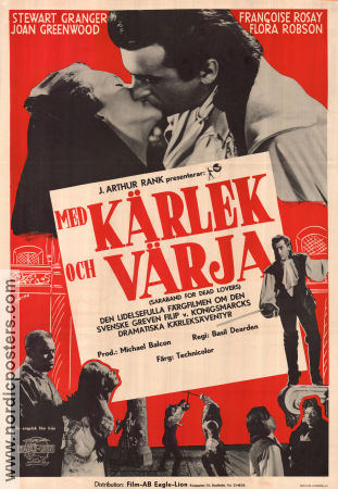 Saraband for Dead Lovers 1948 movie poster Stewart Granger