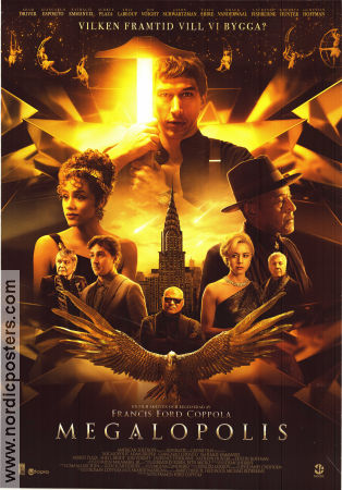 Megalopolis 2024 movie poster Adam Driver Giancarlo Esposito Nathalie Emmanuel Francis Ford Coppola
