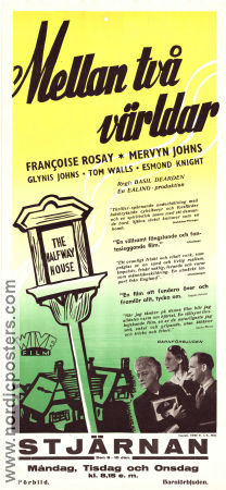 The Halfway House 1944 movie poster Mervyn Johns Glynis Johns Tom Walls Basil Dearden