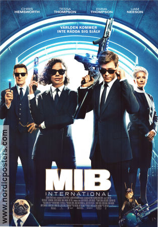 Men in Black: International 2019 movie poster Chris Hemsworth Tessa Thompson Kumail Nanjiani F Gary Gray