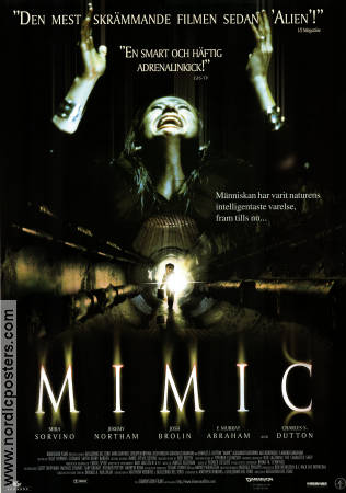 Mimic 1997 poster Mira Sorvino Guillermo del Toro