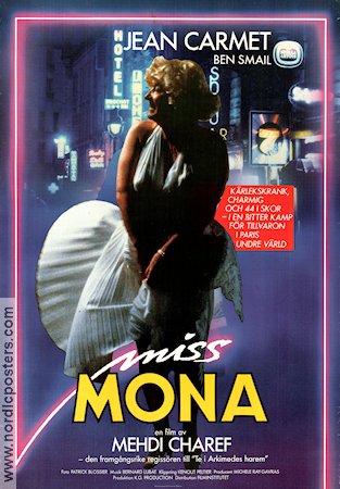 Miss Mona 1987 movie poster Jean Carmet Mohamed Ben Smail Albert Delpy Mehdi Charef