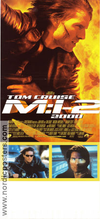 Mission: Impossible II 2000 movie poster Tom Cruise Dougray Scott Thandie Newton John Woo