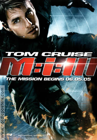 Mission: Impossible III 2006 movie poster Tom Cruise Michelle Monaghan Ving Rhames JJ Abrams