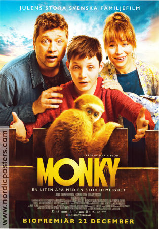 Monky 2017 movie poster Julius Jimenez Hugoson Frida Hallgren Johan Petersson Maria Blom
