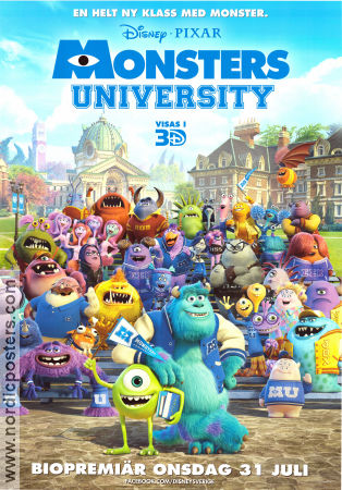 Monsters University 2013 poster Dan Scanlon