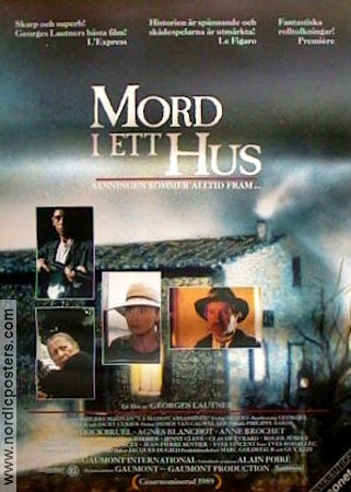 La maison assassinée 1988 movie poster Patrick Bruel Anne Brochet Agnes Blanchot Georges Lautner
