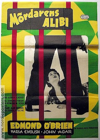 Shield for Murder 1955 movie poster Edmond O´Brien Marla English