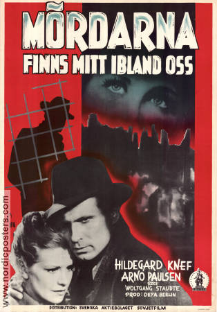 Die Mörder sind unter uns 1948 movie poster Hildegard Knef Arno Paulsen