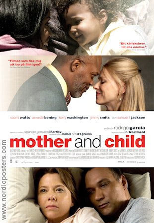 Mother and Child 2009 movie poster Naomi Watts Annette Bening Kerry Washington Rodrigo Garcia Kids