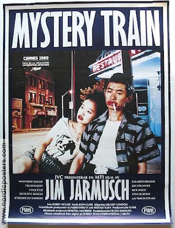 Mystery Train 1989 movie poster Screamin´ Jay Hawkins Jim Jarmusch