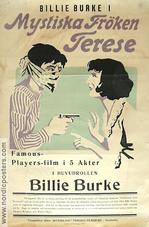 Mysterious Miss Terry 1917 movie poster Billie Burke