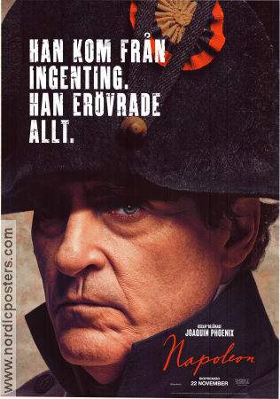 Napoleon 2023 movie poster Joaquin Phoenix Vanessa Kirby Tahar Rahim Ridley Scott