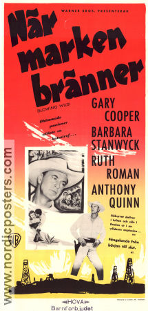 Blowing Wild 1953 poster Gary Cooper