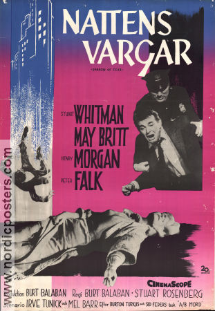 Murder Inc 1960 poster Stuart Whitman Burt Balaban
