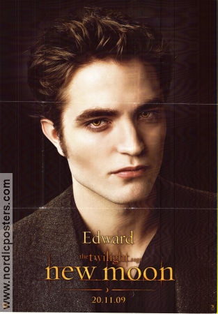 The Twilight Saga: New Moon 2009 movie poster Kristen Stewart Robert Pattinson Taylor Lautner Chris Weitz