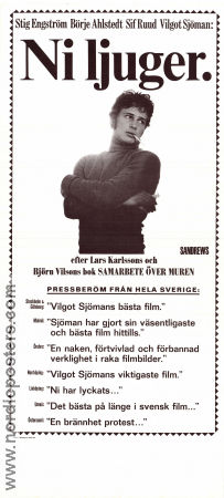 Ni ljuger 1969 movie poster Stig Engström Börje Ahlstedt Sif Ruud Vilgot Sjöman