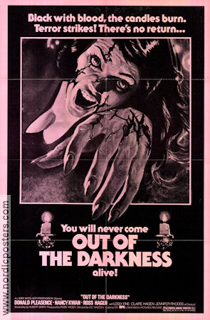 Out of the Darkness 1978 movie poster Donald Pleasence Nancy Kwan