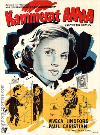 No Time for Flowers 1952 movie poster Viveca Lindfors