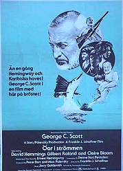 Islands in the Stream 1977 movie poster George C Scott Writer: Ernest Hemingway
